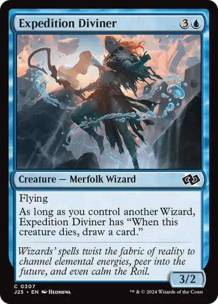 Expedition Diviner, Foundations Jumpstart — Magic: The Gathering card