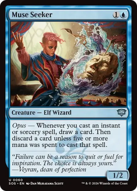 Muse Seeker, Secrets of Strixhaven — Magic: The Gathering card