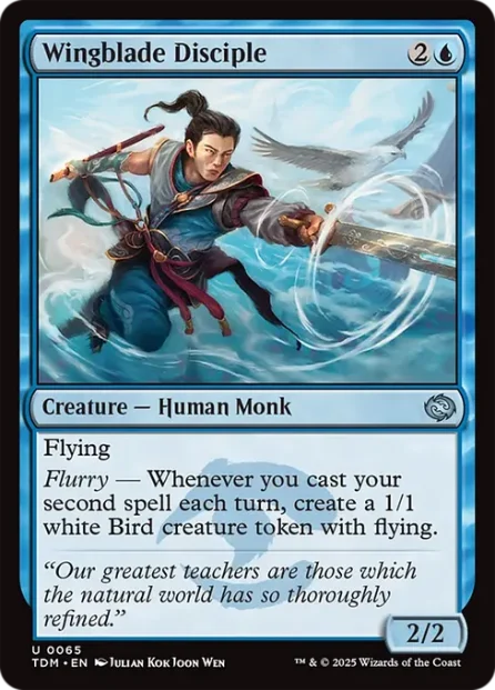 Wingblade Disciple, Tarkir: Dragonstorm — Magic: The Gathering card