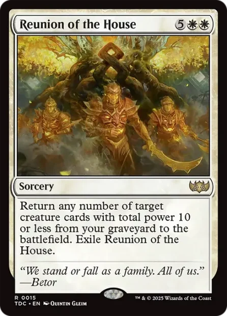 Reunion of the House, Tarkir: Dragonstorm Commander — Magic: The Gathering card