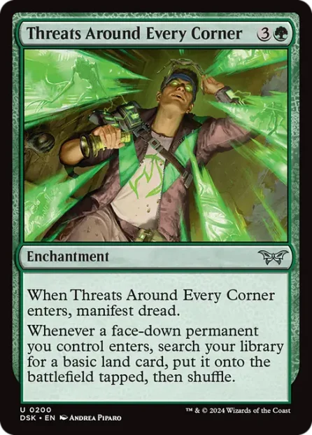 Threats Around Every Corner, Duskmourn: House of Horror — Magic: The Gathering card