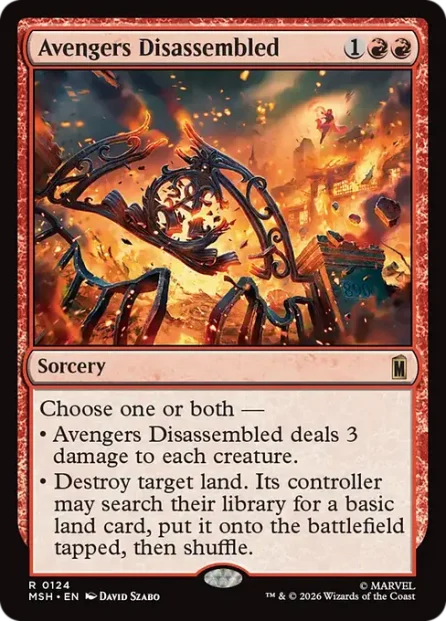 Avengers Disassembled, Marvel Super Heroes — Magic: The Gathering card