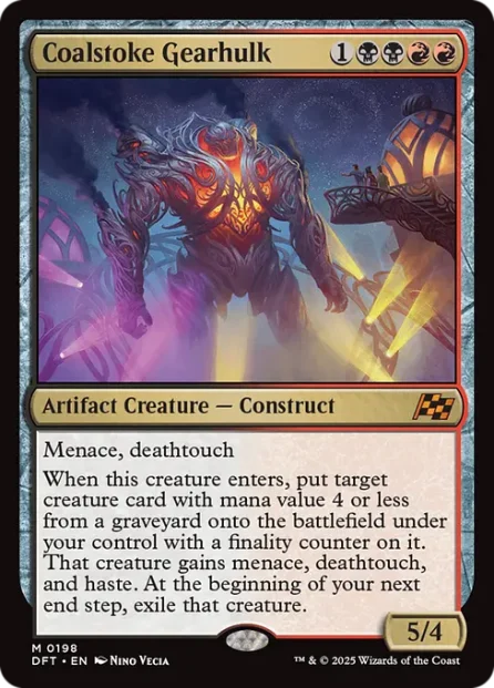 Coalstoke Gearhulk, Aetherdrift — Magic: The Gathering card