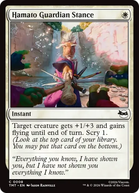 Hamato Guardian Stance, Teenage Mutant Ninja Turtles — Magic: The Gathering card