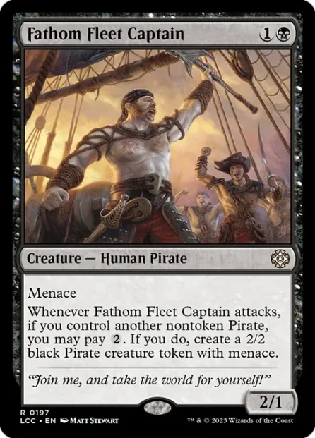 Fathom Fleet Captain, The Lost Caverns of Ixalan Commander — Magic: The Gathering card