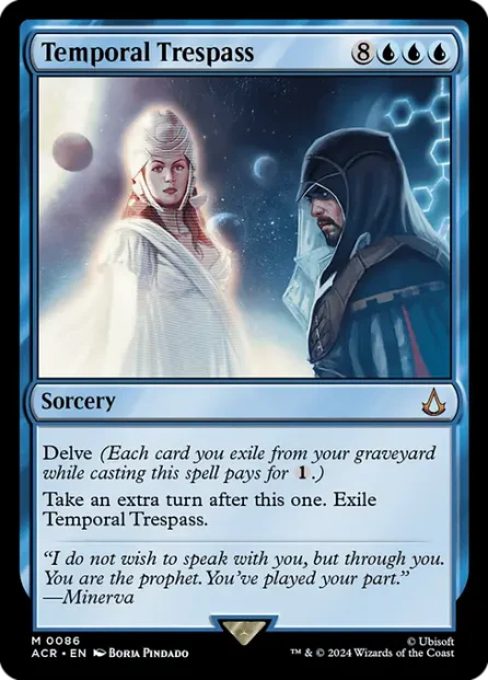 Temporal Trespass, Assassin's Creed — Magic: The Gathering card