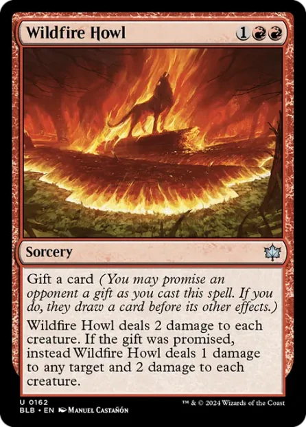 Wildfire Howl, Bloomburrow — Magic: The Gathering card