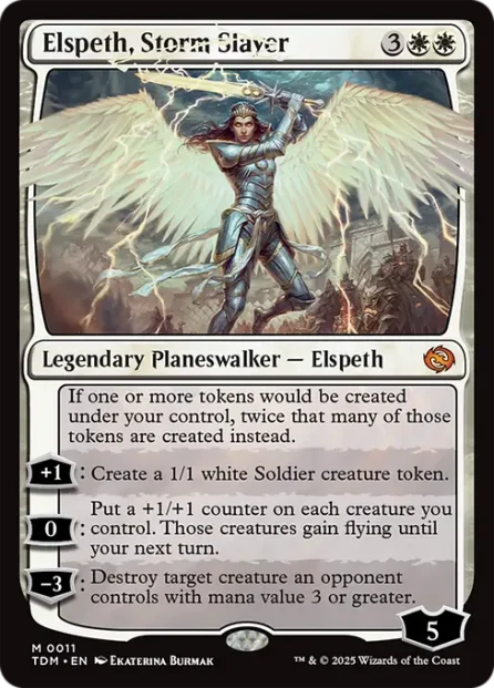 Elspeth, Storm Slayer, Tarkir: Dragonstorm — Magic: The Gathering card