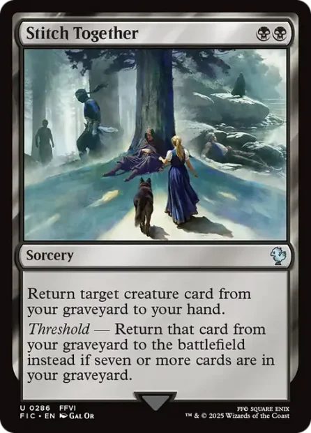 Stitch Together, Final Fantasy Commander — Magic: The Gathering card