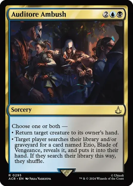 Auditore Ambush, Assassin's Creed — Magic: The Gathering card