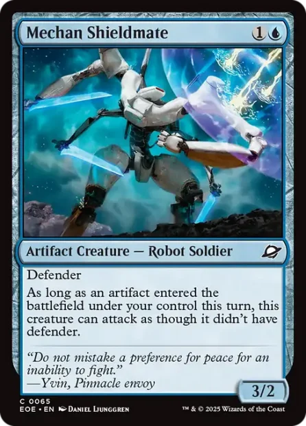 Mechan Shieldmate, Edge of Eternities — Magic: The Gathering card