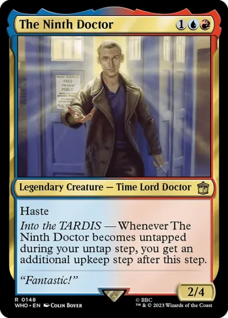 The Ninth Doctor, Doctor Who — Magic: The Gathering card
