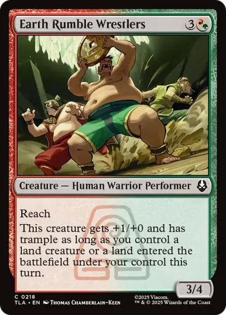 Earth Rumble Wrestlers, Avatar: The Last Airbender — Magic: The Gathering card