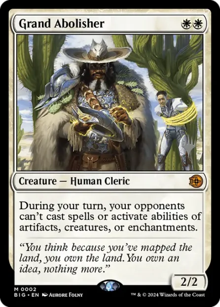Grand Abolisher, The Big Score Promos — Magic: The Gathering card