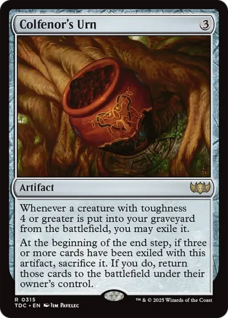 Colfenor's Urn, Tarkir: Dragonstorm Commander — Magic: The Gathering card