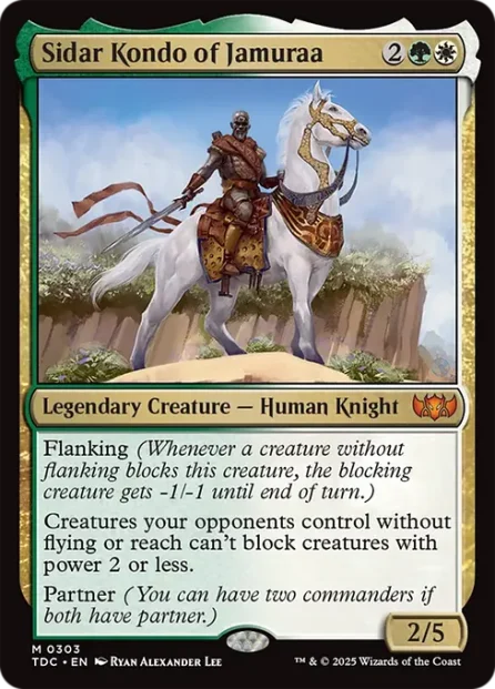 Sidar Kondo of Jamuraa, Tarkir: Dragonstorm Commander — Magic: The Gathering card