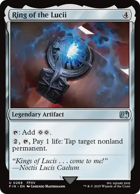 Ring of the Lucii, Final Fantasy — Magic: The Gathering card