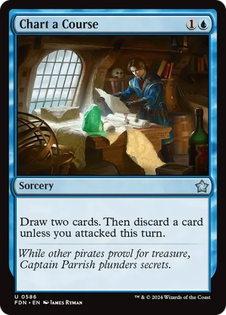 Chart a Course, Foundations — Magic: The Gathering card