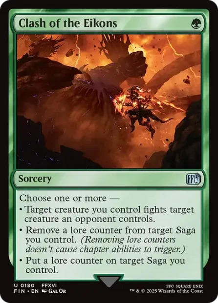 Clash of the Eikons, Final Fantasy — Magic: The Gathering card