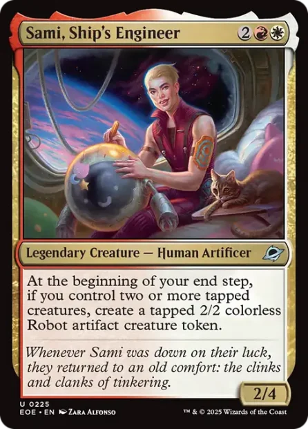 Sami, Ship's Engineer, Edge of Eternities — Magic: The Gathering card