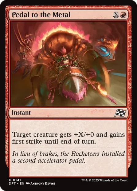 Pedal to the Metal, Aetherdrift — Magic: The Gathering card