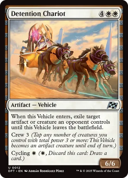Detention Chariot, Aetherdrift — Magic: The Gathering card