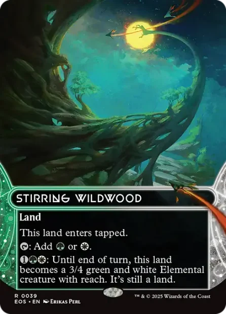 Stirring Wildwood, Edge of Eternities: Stellar Sights — Magic: The Gathering card
