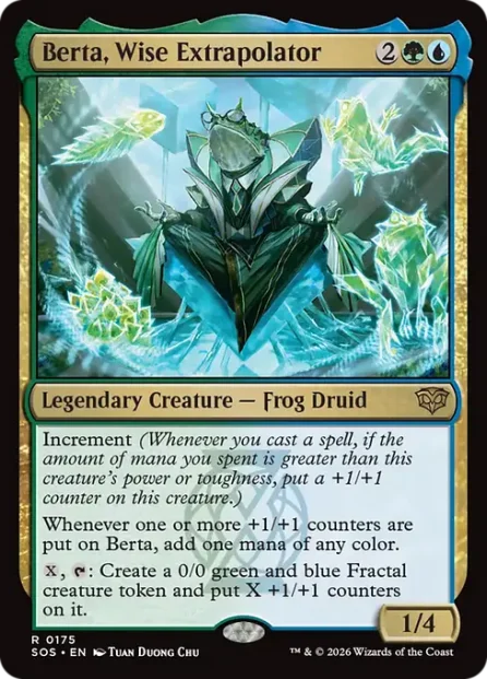 Berta, Wise Extrapolator, Secrets of Strixhaven — Magic: The Gathering card