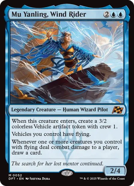 Mu Yanling, Wind Rider, Aetherdrift — Magic: The Gathering card