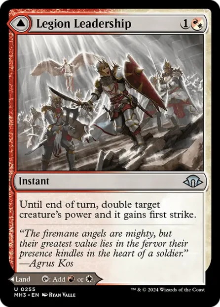 Legion Leadership // Legion Stronghold, Modern Horizons 3 — Magic: The Gathering card