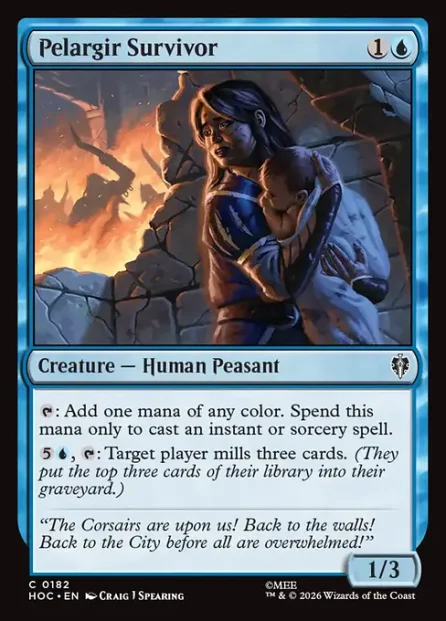 Pelargir Survivor, The Hobbit Eternal — Magic: The Gathering card