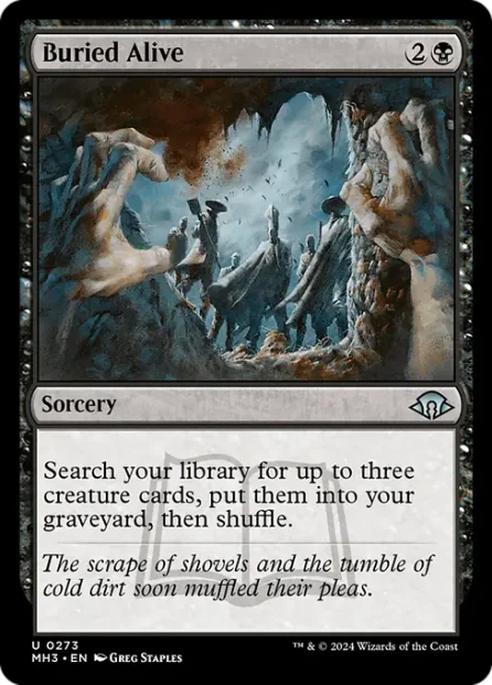 Buried Alive, Modern Horizons 3 — Magic: The Gathering card