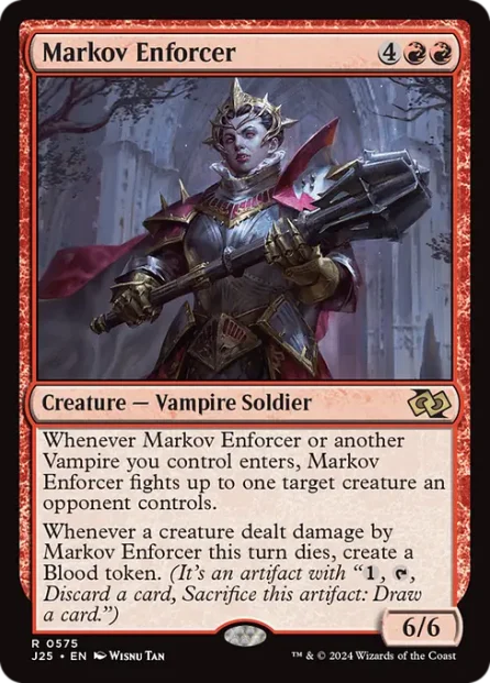 Markov Enforcer, Foundations Jumpstart — Magic: The Gathering card