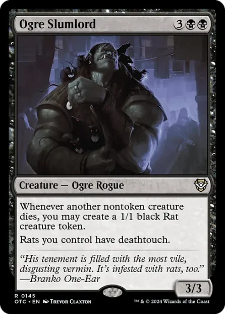 Ogre Slumlord, Outlaws of Thunder Junction Commander — Magic: The Gathering card