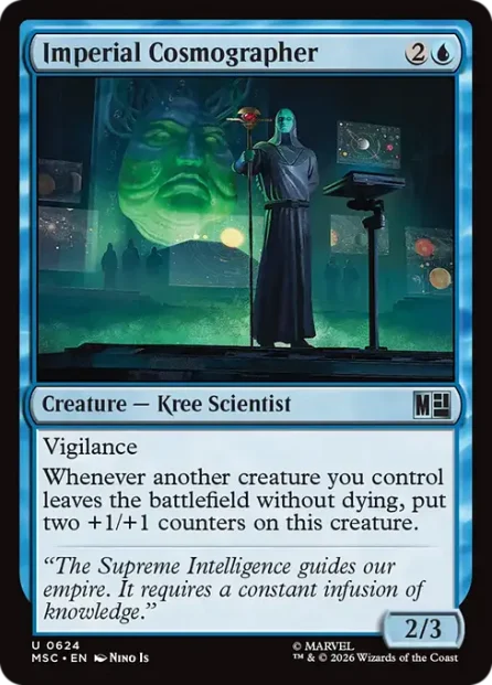 Imperial Cosmographer, Marvel Super Heroes Commander — Magic: The Gathering card