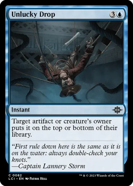 Unlucky Drop, The Lost Caverns of Ixalan — Magic: The Gathering card