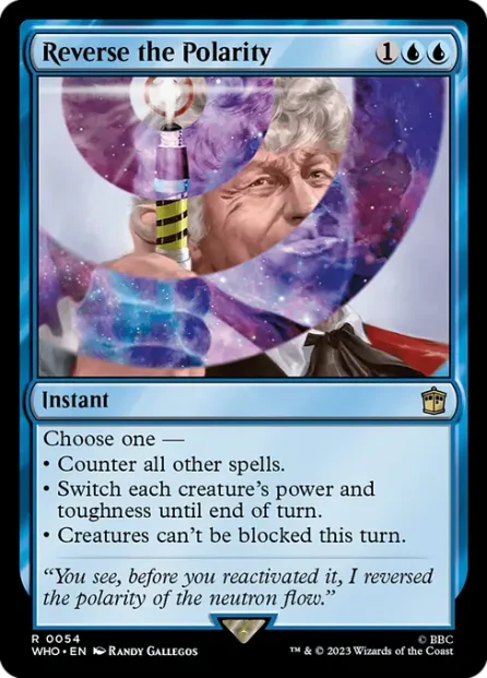 Reverse the Polarity, Doctor Who — Magic: The Gathering card