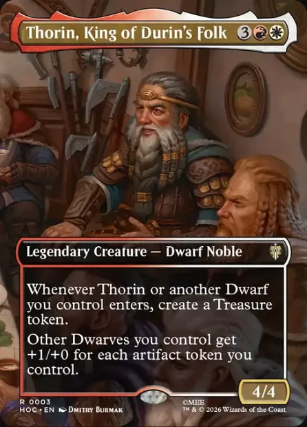 Thorin, King of Durin's Folk, The Hobbit Eternal — Magic: The Gathering card