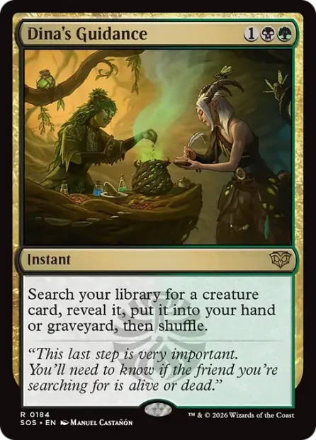 Dina's Guidance, Secrets of Strixhaven — Magic: The Gathering card