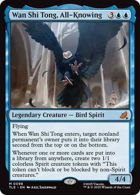 Wan Shi Tong, All-Knowing, Avatar: The Last Airbender Eternal — Magic: The Gathering card