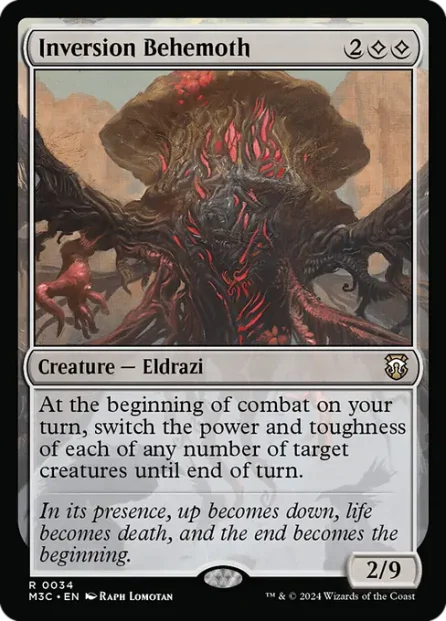 Inversion Behemoth, Modern Horizons 3 Commander — Magic: The Gathering card
