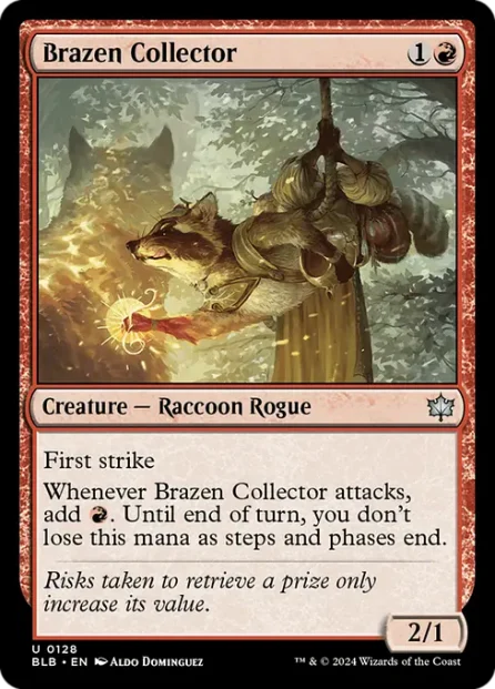 Brazen Collector, Bloomburrow — Magic: The Gathering card