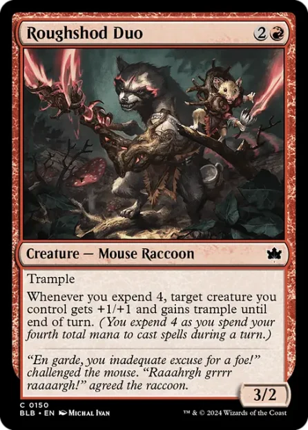 Roughshod Duo, Bloomburrow — Magic: The Gathering card