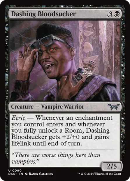 Dashing Bloodsucker, Duskmourn: House of Horror — Magic: The Gathering card