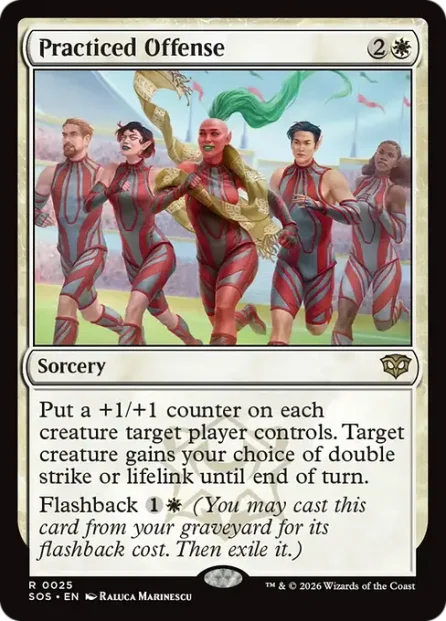 Practiced Offense, Secrets of Strixhaven — Magic: The Gathering card