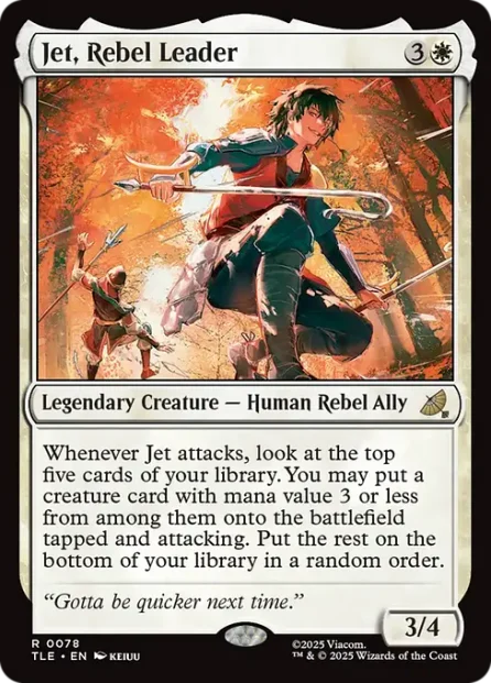 Jet, Rebel Leader, Avatar: The Last Airbender Eternal — Magic: The Gathering card