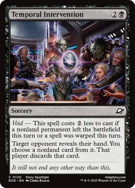 Temporal Intervention, Edge of Eternities — Magic: The Gathering card
