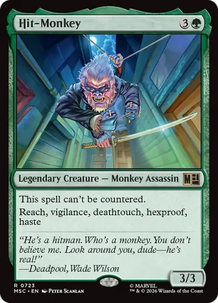 Hit-Monkey, Marvel Super Heroes Commander — Magic: The Gathering card
