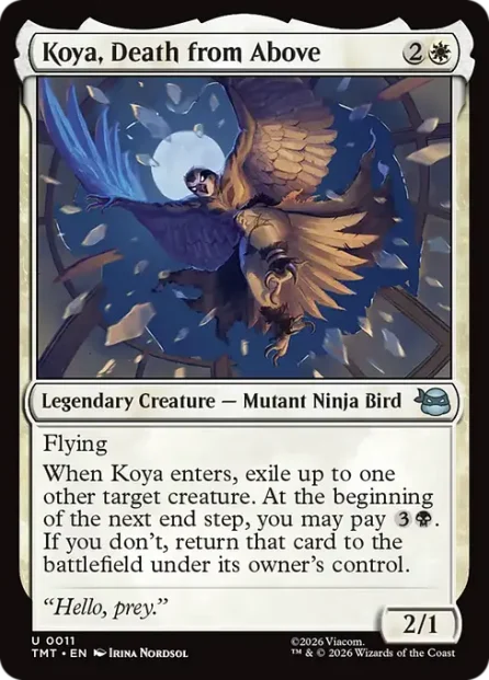 Koya, Death from Above, Teenage Mutant Ninja Turtles — Magic: The Gathering card