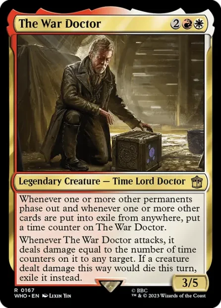 The War Doctor, Doctor Who — Magic: The Gathering card